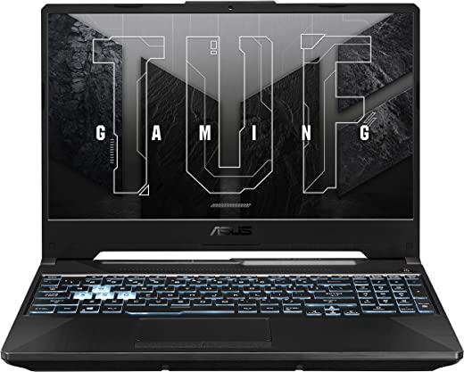 ASUS TUF Gaming A15, 15.6" (39.62 cm) FHD 144Hz, AMD Ryzen 9 5900HX, 6GB RTX 3060, Gaming Laptop (16GB/512GB SSD/90WHrs Battery/Windows 11/Black/2.30 Kg), FA506QM-HN124W