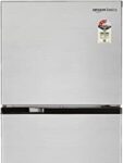 AmazonBasics 335 L 3 star Frost Free Double Door Refrigerator (Silver, Automatic humidity control)