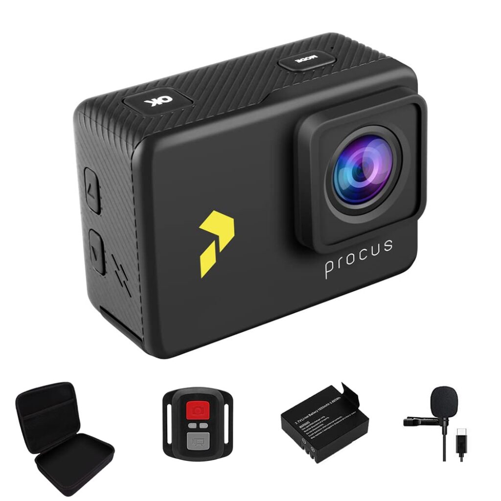 PROCUS Rush 3.0 24MP 4K 60FPS HD Digital Action Camera