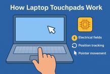 🖱️ How Laptop Touchpads Work (Explained with Infographics)